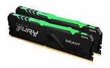 Kingston Pamięć DDR4 FURY Beast RGB 16GB(2*8GB)/3733 CL19