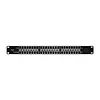 Qoltec Patch panel RACK | 48V | 24 porty | Passive PoE Injector | 1000m | Czarny