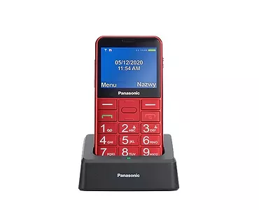 Panasonic Telefon dla seniora KX-TU155 czerwony