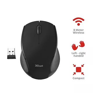 Trust ONI WIRELESS MICRO BLK mysz komputerowa