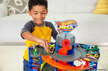 Hot Wheels Zestaw City Zakręcony Megagaraż