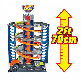 Hot Wheels Zestaw City Zakręcony Megagaraż