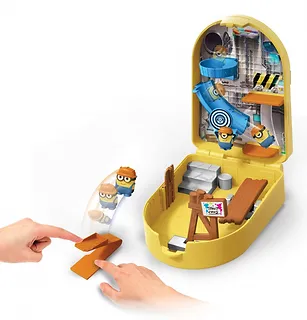 Mattel Zestaw figurek Minionki Katapulta wielopak Splat Ems Zestaw budowlany