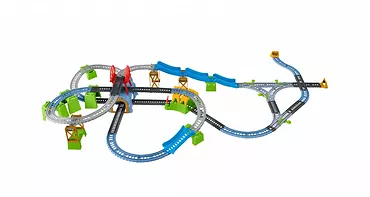 Fisher Price Tor kolejowy Mega 6 w 1 Tomek i Przyjaciele