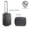 XD DESIGN Torba podr&oacute;żna FLEX FOLDABLE TROLLEY BLACK