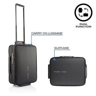 XD DESIGN Torba podr&oacute;żna FLEX FOLDABLE TROLLEY BLACK