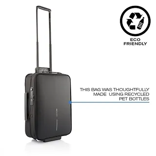 XD DESIGN Torba podr&oacute;żna FLEX FOLDABLE TROLLEY BLACK