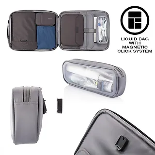 XD DESIGN Torba podr&oacute;żna FLEX FOLDABLE TROLLEY BLACK