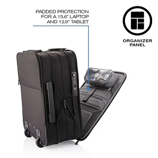 XD DESIGN Torba podr&oacute;żna FLEX FOLDABLE TROLLEY BLACK