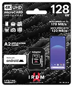GOODRAM Karta pamięci microSD IRDM 128GB UHS-I U3 A2  + adapter