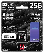 GOODRAM Karta pamięci microSD IRDM 256GB UHS-I U3 A2  + adapter