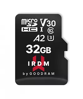GOODRAM Karta pamięci microSD IRDM 32GB UHS-I U3 A2 + adapter