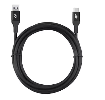 TB Kabel USB 3.0 - USB C 2m PREMIUM 3A czarny TPE