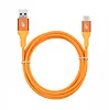 TB Kabel USB 3.0 - USB C 2m PREMIUM 3A pomarańczowy TPE