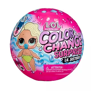 Mga Lalka L.O.L. Surprise Color Change Lil Sisters display 24 sztuki