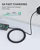 AUKEY CB-CD37 zestaw 4 szt. nylonowych kabli Quick Charge USB C -USB C | 0.3m 1m 2m 3m | 4 szt. | 5 Gbps | 3A | 60W PD | 20V