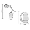 Maclean Lampa LED 3w1 latarka kempingowa biurkowa MCE294