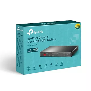 TP-LINK Switch SG1210MP 8GE PoE+ 1GE 1SFP