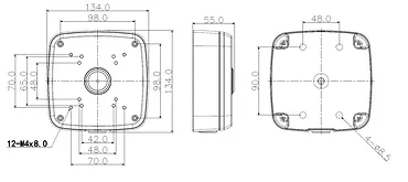 Dahua Adapter PFA121-V2 puszka