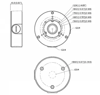 Dahua Adapter PFA130-E  puszka