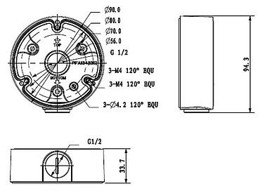 Dahua Adapter PFA135 puszka