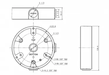 Dahua Adapter PFA137  puszka