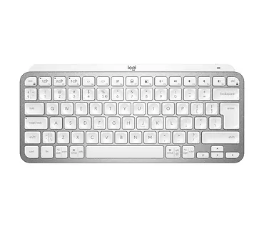 Logitech Klawiatura bezprzewodowa MX Keys Mini Pale 920-010499 jasnoszara