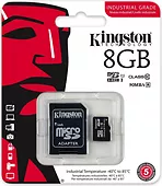 Kingston Karta microSD  8GB CL10 UHS-I Industrial