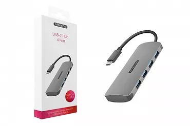 SITECOM Hub USB-C 4 porty USB-A 5Gbps