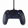 Gembird Gamepad przewodowy PC/PS4 czarny