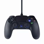 Gembird Gamepad przewodowy PC/PS4 czarny