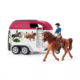 Schleich Zestaw figurek Przygoda z samochodem i przyczepą dla konia