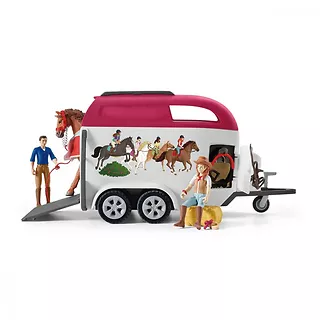 Schleich Zestaw figurek Przygoda z samochodem i przyczepą dla konia