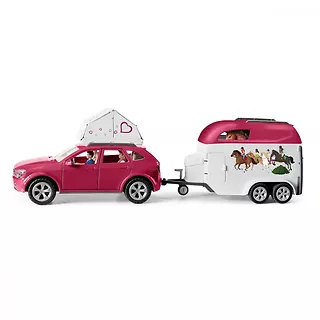 Schleich Zestaw figurek Przygoda z samochodem i przyczepą dla konia