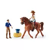 Schleich Zestaw figurek Przygoda z samochodem i przyczepą dla konia