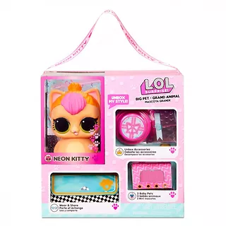 Mga Lalka L.O.L. Surprise Big Pets Neon Kitty