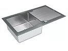 TEKA Zlewozmywak DIAMOND LUX 1B 1D 86 KAMIENNY SZARY SZKLANY