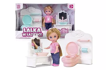 Artyk Lalka Natalia w łazience 9 cm