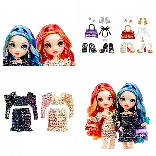 Mga Lalki Rainbow High Twins, Laurel i Holly De Vious