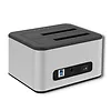 Qoltec Stacja dokująca dysków 2xHDD/SSD | 2.5"/3.5" SATA | USB 3.0 |    Klonowanie