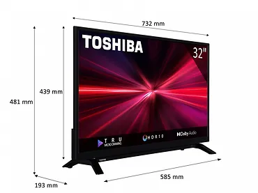 Toshiba Telewizor LED 32 cale 32L2163DG