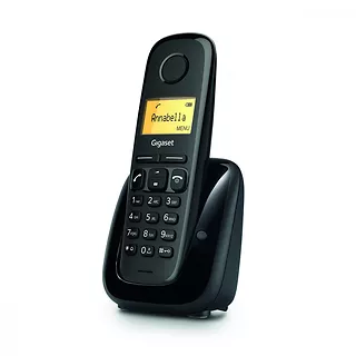 Siemens Telefon bezprzewodowy GIGASET DECT A180 czarny