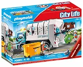 Playmobil Pojazd City Action śmieciarka z sygnałem świetlnym