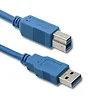 Qoltec Kabel USB 3.0 do drukarki A męski | B męski | 3m