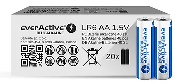 everActive Baterie LR6/AA Blue Alkaline 40 szt. Edycja limitowana