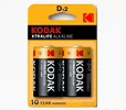 Kodak Baterie XTRALIFE Alkaline D (LR20) - blister 2szt