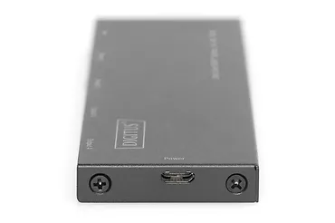 Digitus Rozdzielacz (Splitter) Ultra Slim HDMI 1x4 4K 60Hz 3D HDR HDCP 2.2 18 Gbps Micro USB