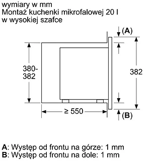 Bosch Kuchnia mikrofalowa BEL620MB3