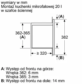 Bosch Kuchnia mikrofalowa BEL620MB3