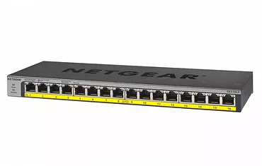 Netgear Przełącznik GS116LP Switch niezarządzalny 16xGE PoE+